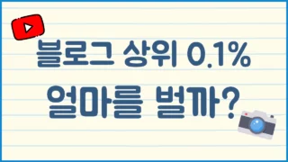 네이버 블로그 수익 현실, 상위 0.1%는 얼마를 벌까?